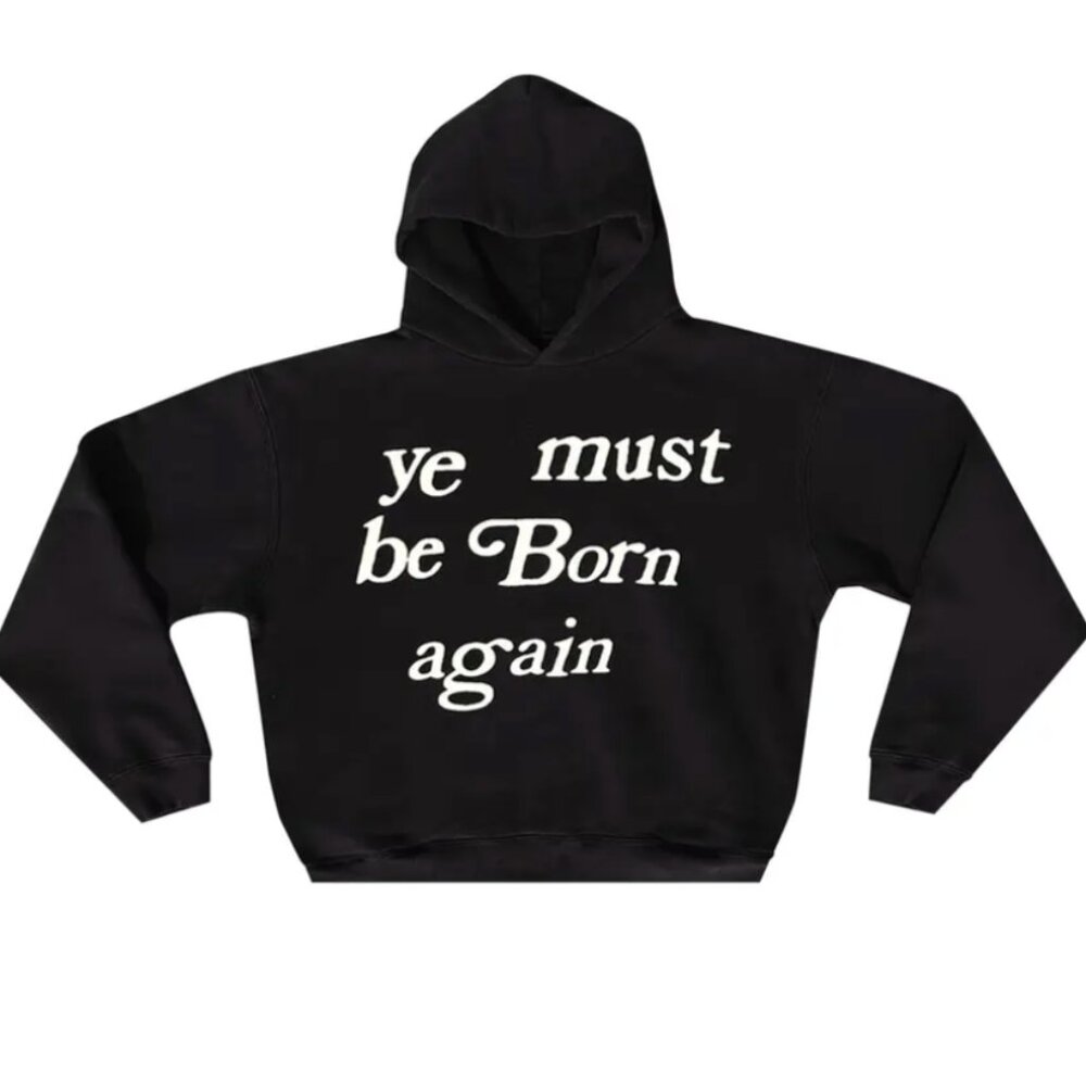 Ye Must Be Born Again Hooded Sweatshirt 'Black' Cactus Plant Flea Market